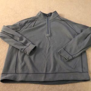 Reversible Tommy Bahama quarter zip pull over